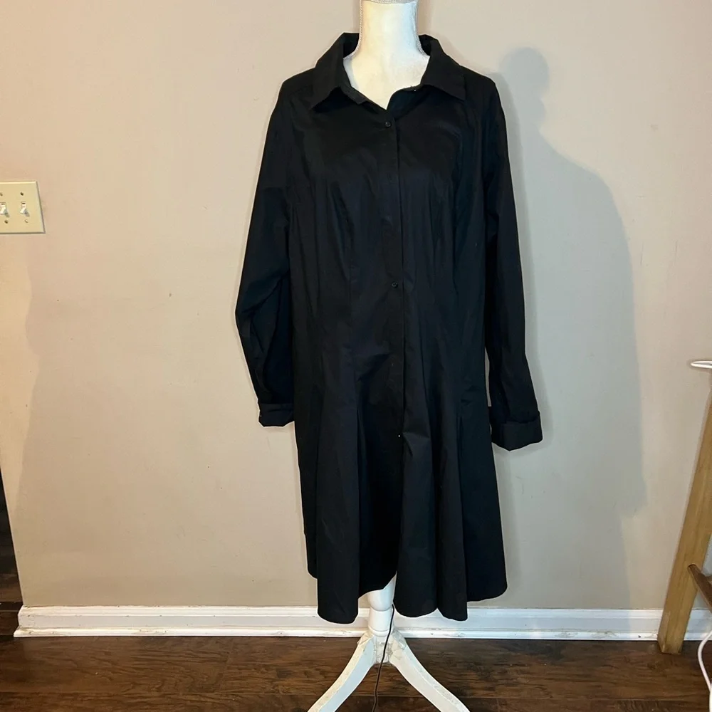 Torrid Poplin Shirt Dress - Picture 2 of 6